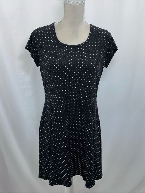 Michael Kors Dresses & Skirts - Michael Kors Black Dress with White Polka Dots